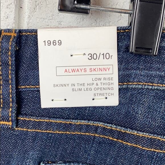 Gap 1969 Women's Always Skinny NWT Topaz Wash Blue Denim Jeans Size 10 - Picture 9 of 13